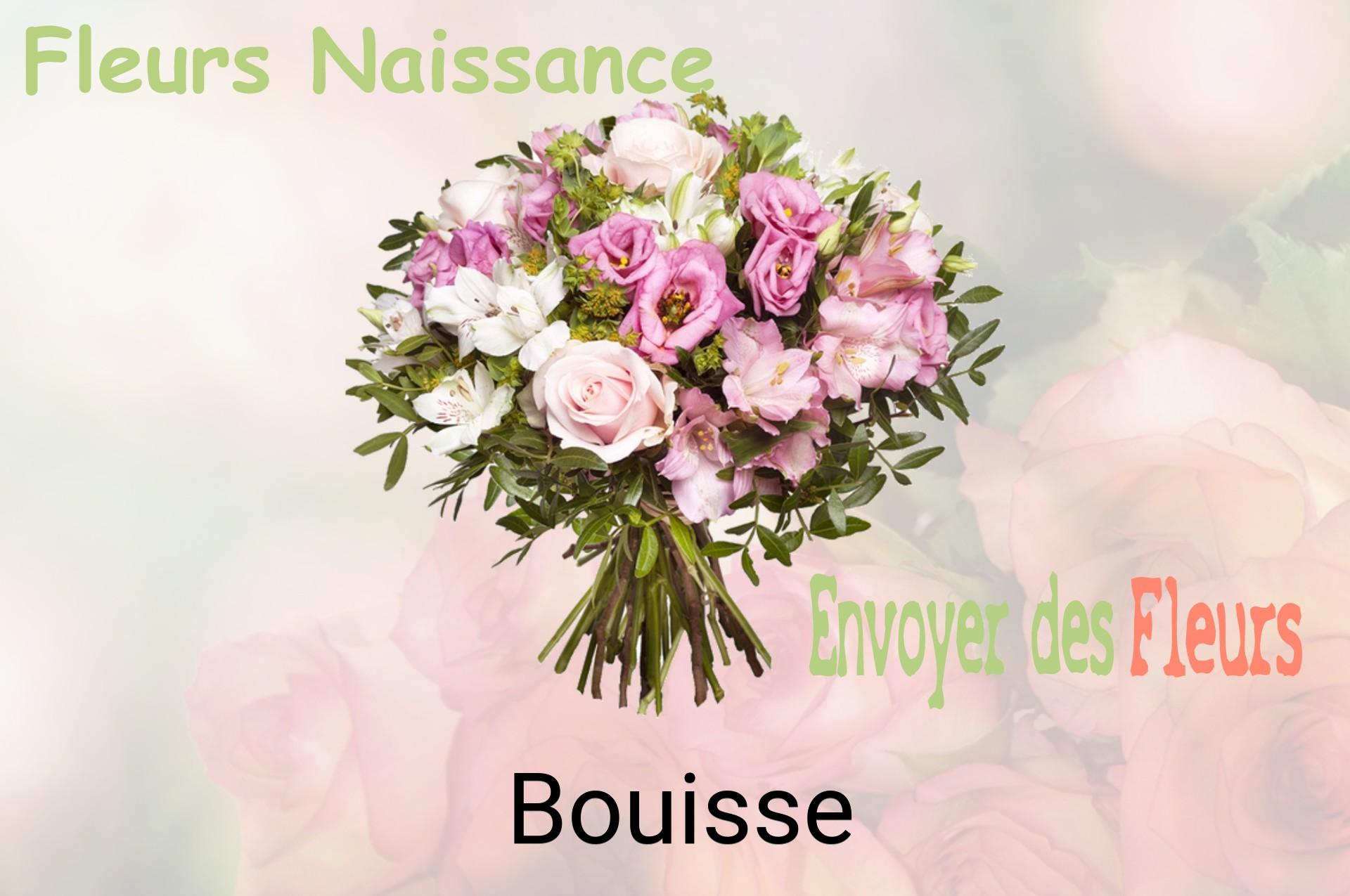 Bouquet de fleurs de naissance livré à Bouisse